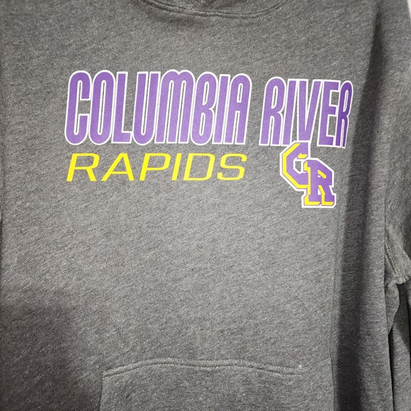 Columbia river rapids men's large hoodie - Picture 3 of 5